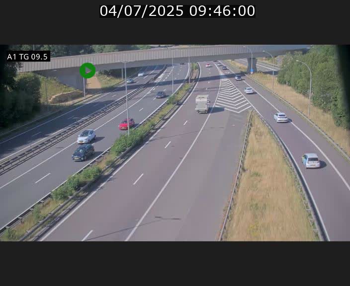 <h2>Traffic live webcam Luxembourg Jonction Grünewald - A1 direction Luxembourg-ville - BK 9.5</h2>