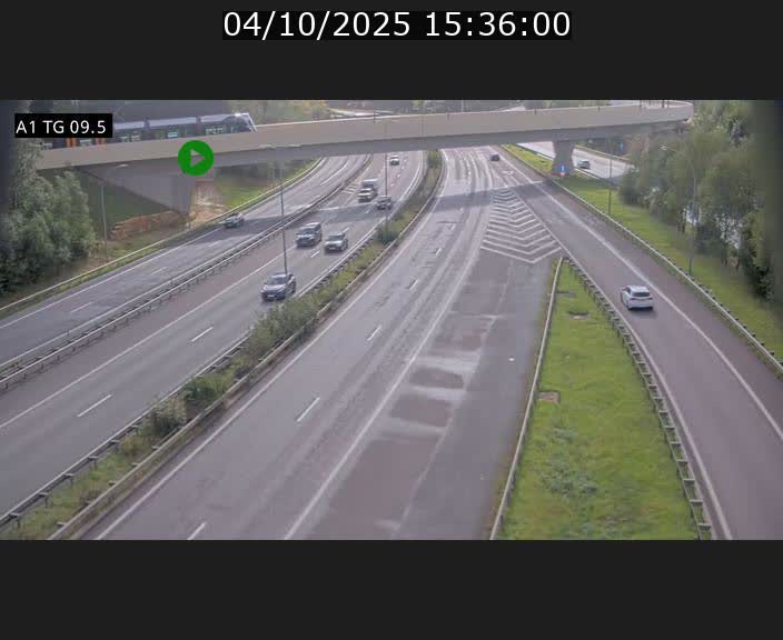 <h2>Traffic live webcam Luxembourg Jonction Grünewald - A1 direction Luxembourg-ville - BK 9.5</h2>