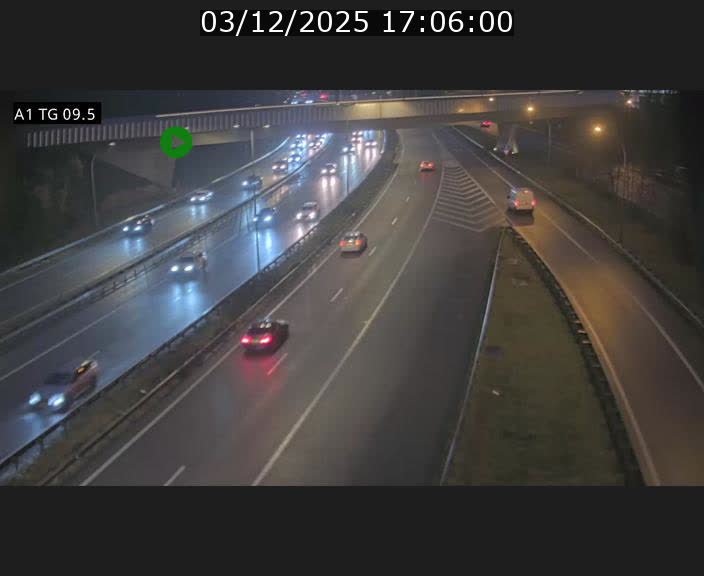 <h2>Traffic live webcam Luxembourg Jonction Grünewald - A1 direction Luxembourg-ville - BK 9.5</h2>