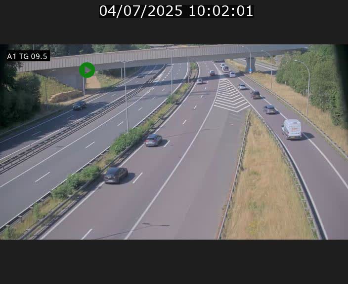 <h2>Traffic live webcam Luxembourg Jonction Grünewald - A1 direction Luxembourg-ville - BK 9.5</h2>