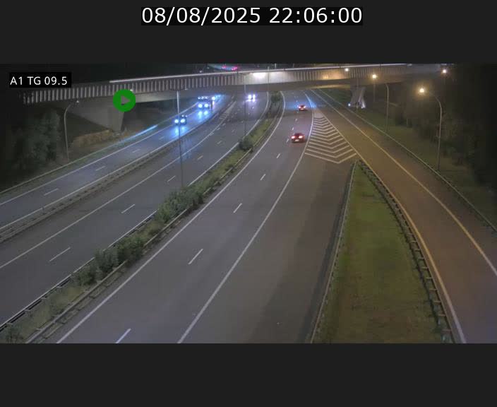 <h2>Traffic live webcam Luxembourg Jonction Grünewald - A1 direction Luxembourg-ville - BK 9.5</h2>