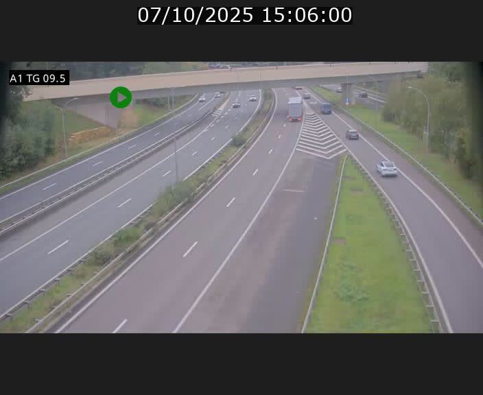 <h2>Traffic live webcam Luxembourg Jonction Grünewald - A1 direction Luxembourg-ville - BK 9.5</h2>