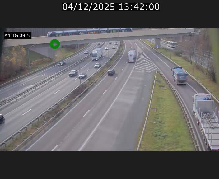 <h2>Traffic live webcam Luxembourg Jonction Grünewald - A1 direction Luxembourg-ville - BK 9.5</h2>