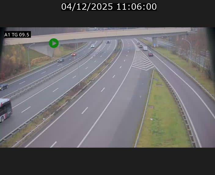 <h2>Traffic live webcam Luxembourg Jonction Grünewald - A1 direction Luxembourg-ville - BK 9.5</h2>