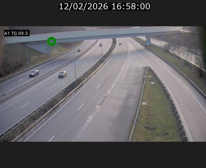 <h2>Traffic live webcam Luxembourg Jonction Grünewald - A1 direction Luxembourg-ville - BK 9.5</h2>