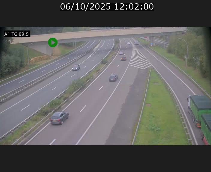 <h2>Traffic live webcam Luxembourg Jonction Grünewald - A1 direction Luxembourg-ville - BK 9.5</h2>