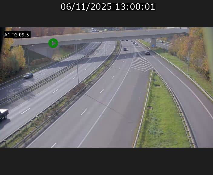 <h2>Traffic live webcam Luxembourg Jonction Grünewald - A1 direction Luxembourg-ville - BK 9.5</h2>
