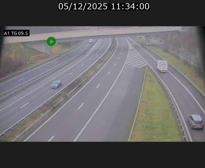 <h2>Traffic live webcam Luxembourg Jonction Grünewald - A1 direction Luxembourg-ville - BK 9.5</h2>