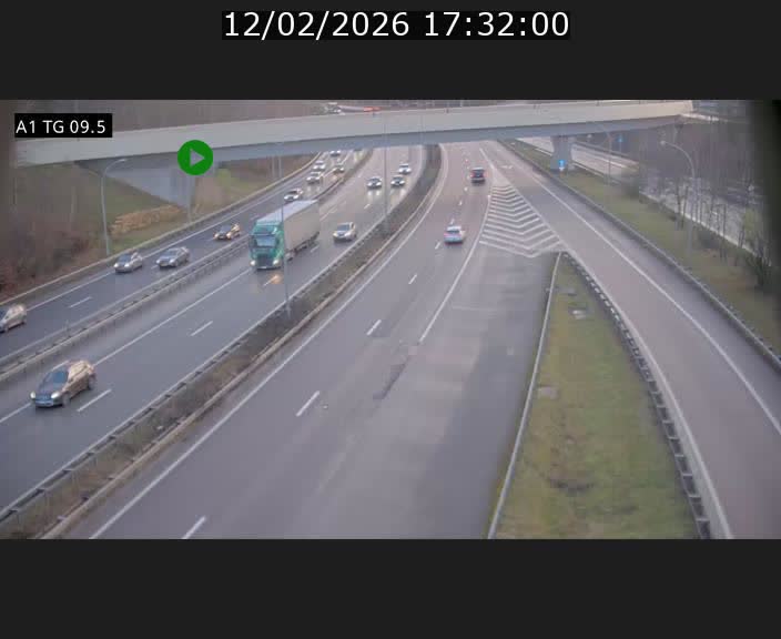 <h2>Traffic live webcam Luxembourg Jonction Grünewald - A1 direction Luxembourg-ville - BK 9.5</h2>