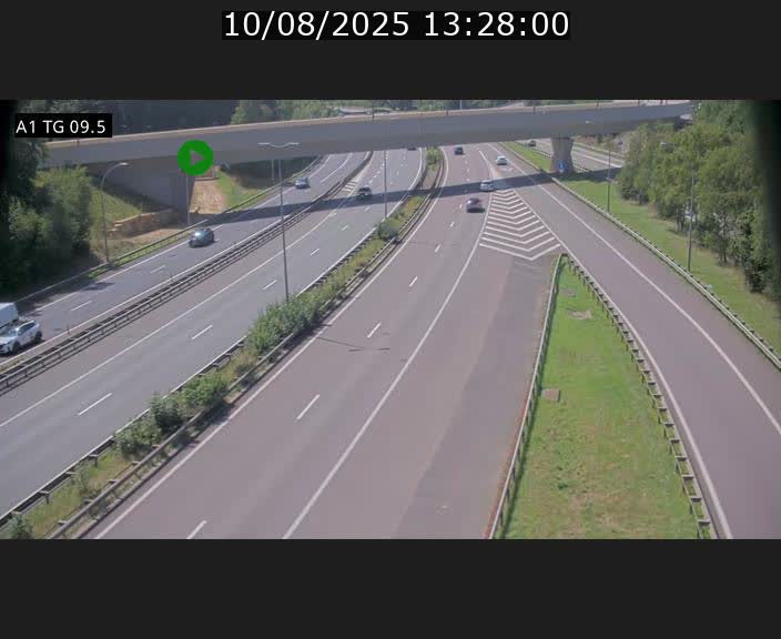 <h2>Traffic live webcam Luxembourg Jonction Grünewald - A1 direction Luxembourg-ville - BK 9.5</h2>