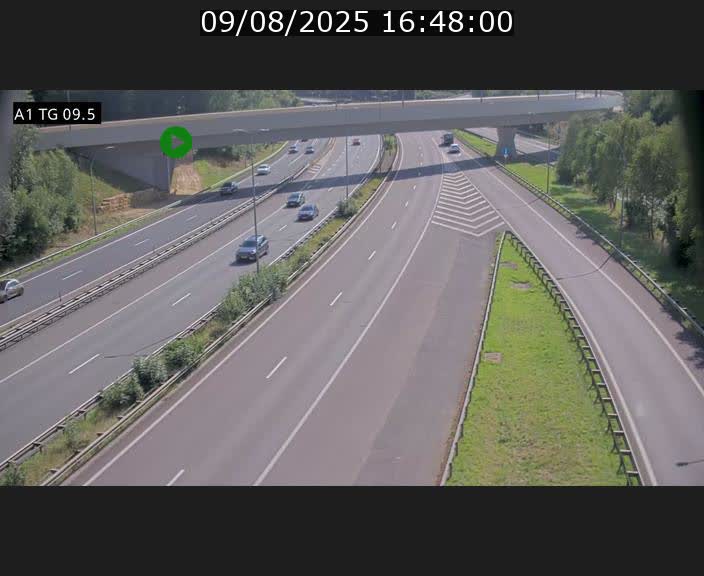 <h2>Traffic live webcam Luxembourg Jonction Grünewald - A1 direction Luxembourg-ville - BK 9.5</h2>