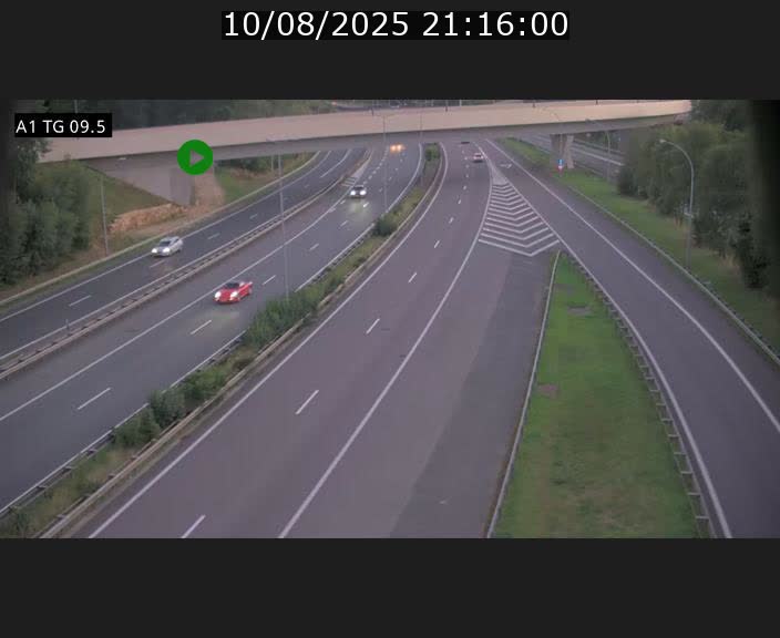 <h2>Traffic live webcam Luxembourg Jonction Grünewald - A1 direction Luxembourg-ville - BK 9.5</h2>