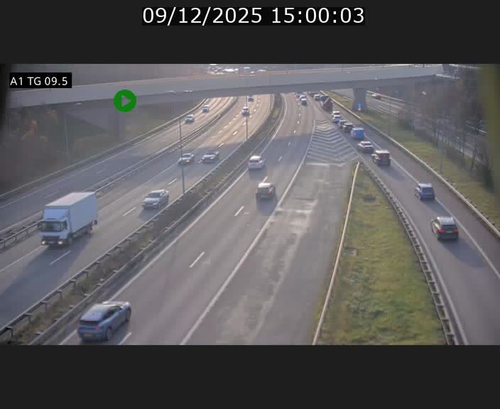 <h2>Traffic live webcam Luxembourg Jonction Grünewald - A1 direction Luxembourg-ville - BK 9.5</h2>