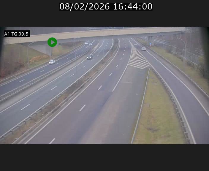 <h2>Traffic live webcam Luxembourg Jonction Grünewald - A1 direction Luxembourg-ville - BK 9.5</h2>