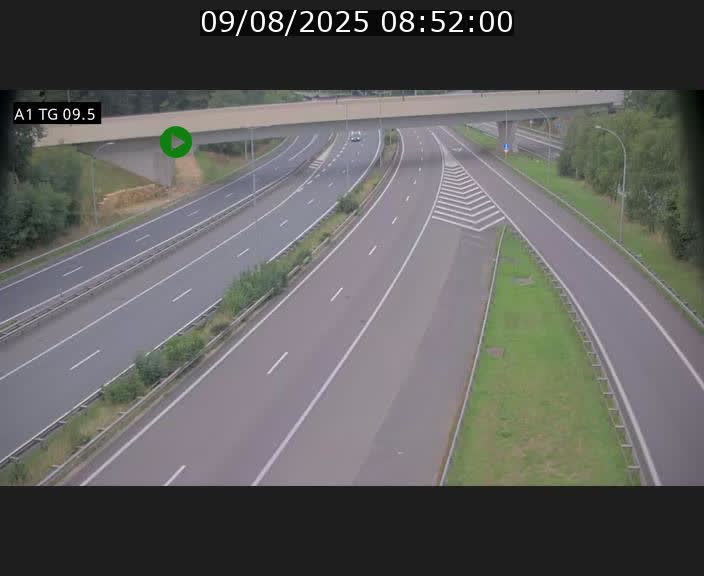 <h2>Traffic live webcam Luxembourg Jonction Grünewald - A1 direction Luxembourg-ville - BK 9.5</h2>