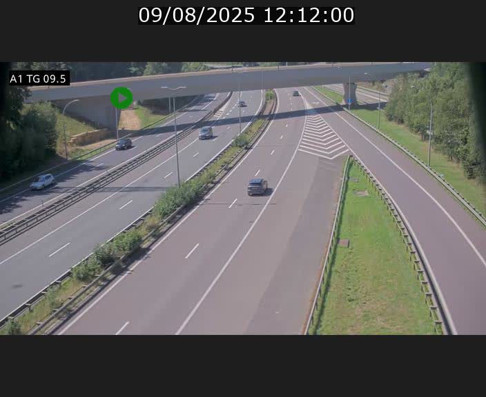 <h2>Traffic live webcam Luxembourg Jonction Grünewald - A1 direction Luxembourg-ville - BK 9.5</h2>