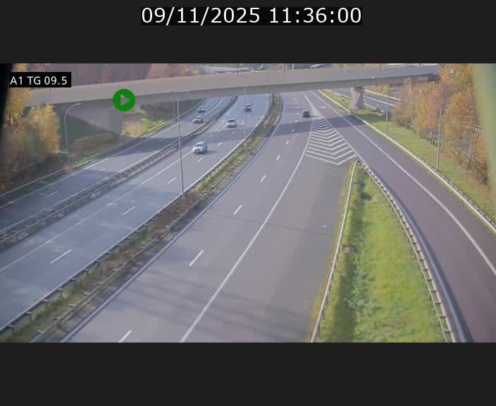 <h2>Traffic live webcam Luxembourg Jonction Grünewald - A1 direction Luxembourg-ville - BK 9.5</h2>