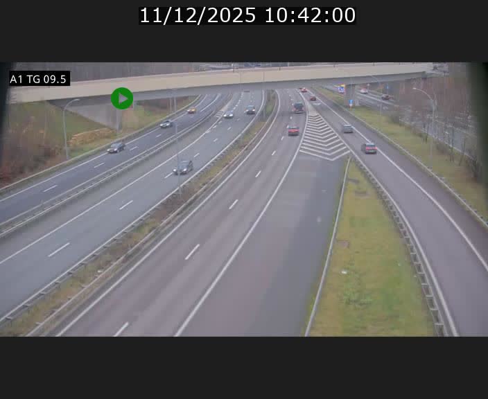 <h2>Traffic live webcam Luxembourg Jonction Grünewald - A1 direction Luxembourg-ville - BK 9.5</h2>