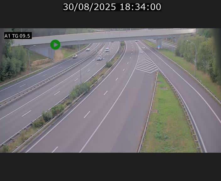 <h2>Traffic live webcam Luxembourg Jonction Grünewald - A1 direction Luxembourg-ville - BK 9.5</h2>