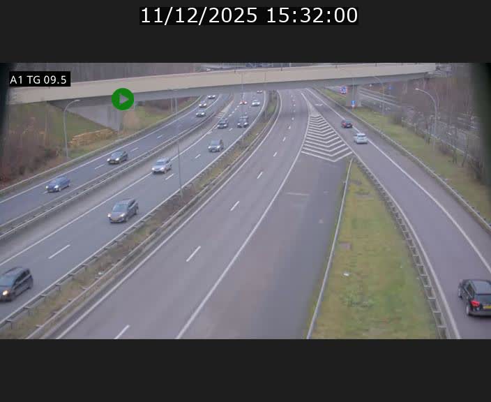 <h2>Traffic live webcam Luxembourg Jonction Grünewald - A1 direction Luxembourg-ville - BK 9.5</h2>