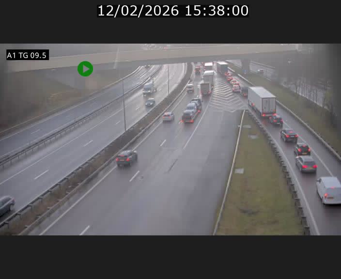 <h2>Traffic live webcam Luxembourg Jonction Grünewald - A1 direction Luxembourg-ville - BK 9.5</h2>
