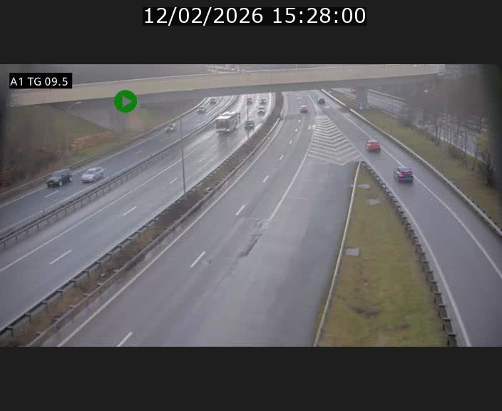 <h2>Traffic live webcam Luxembourg Jonction Grünewald - A1 direction Luxembourg-ville - BK 9.5</h2>