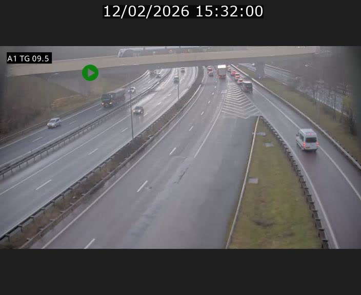 <h2>Traffic live webcam Luxembourg Jonction Grünewald - A1 direction Luxembourg-ville - BK 9.5</h2>