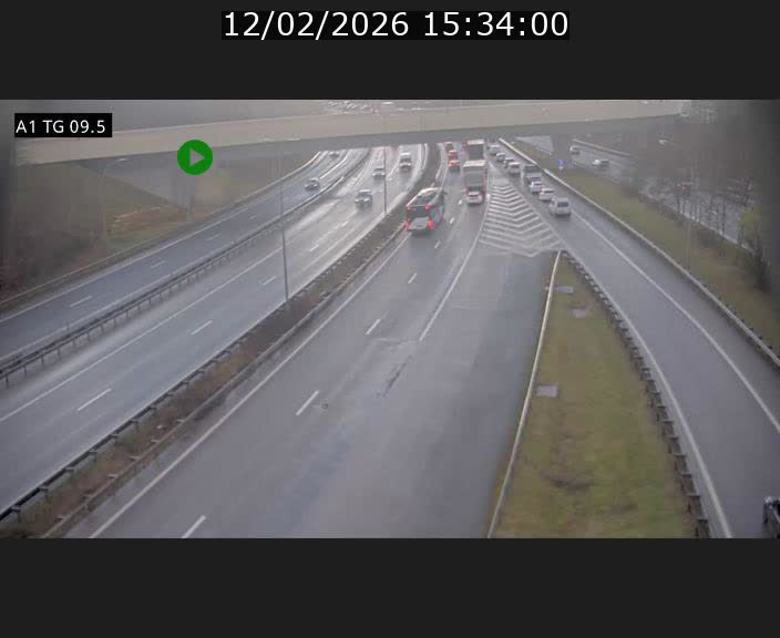 <h2>Traffic live webcam Luxembourg Jonction Grünewald - A1 direction Luxembourg-ville - BK 9.5</h2>