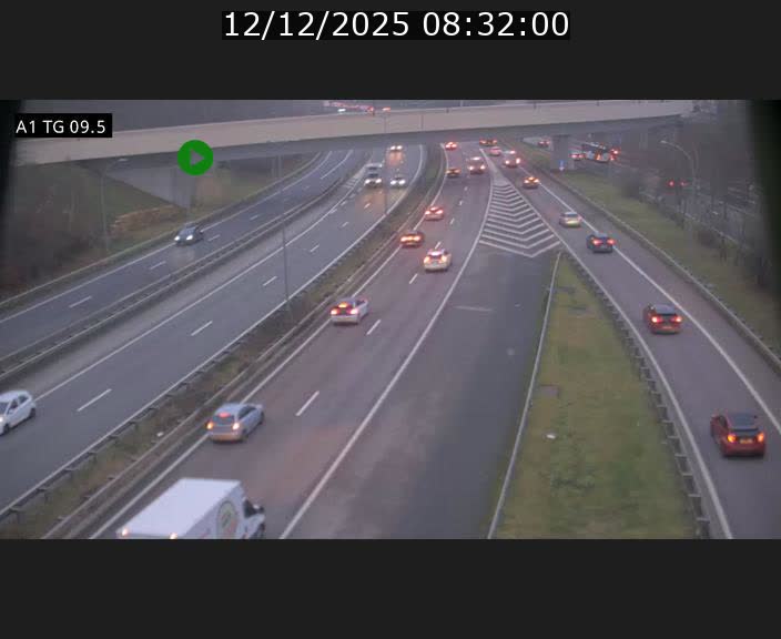 <h2>Traffic live webcam Luxembourg Jonction Grünewald - A1 direction Luxembourg-ville - BK 9.5</h2>