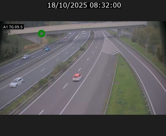 <h2>Traffic live webcam Luxembourg Jonction Grünewald - A1 direction Luxembourg-ville - BK 9.5</h2>