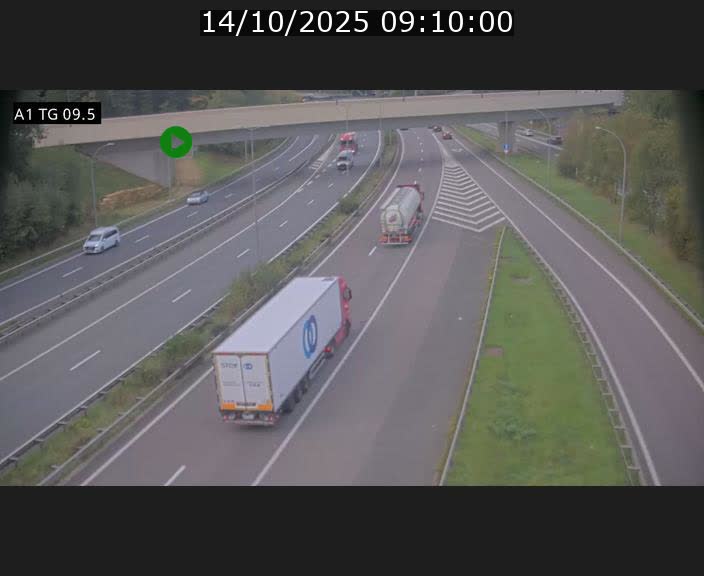 <h2>Traffic live webcam Luxembourg Jonction Grünewald - A1 direction Luxembourg-ville - BK 9.5</h2>