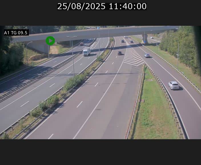 <h2>Traffic live webcam Luxembourg Jonction Grünewald - A1 direction Luxembourg-ville - BK 9.5</h2>