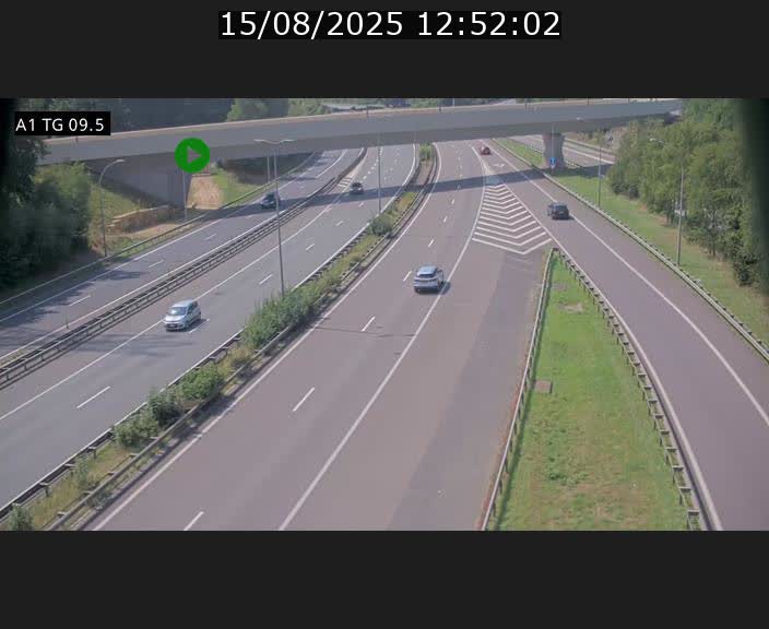 <h2>Traffic live webcam Luxembourg Jonction Grünewald - A1 direction Luxembourg-ville - BK 9.5</h2>