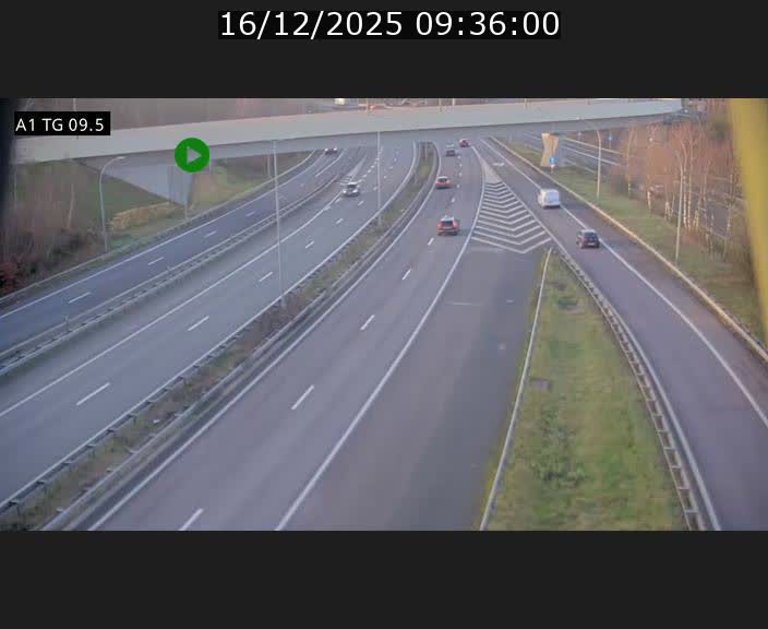 <h2>Traffic live webcam Luxembourg Jonction Grünewald - A1 direction Luxembourg-ville - BK 9.5</h2>