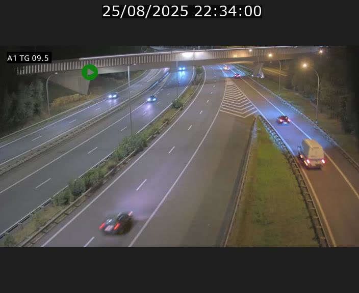 <h2>Traffic live webcam Luxembourg Jonction Grünewald - A1 direction Luxembourg-ville - BK 9.5</h2>