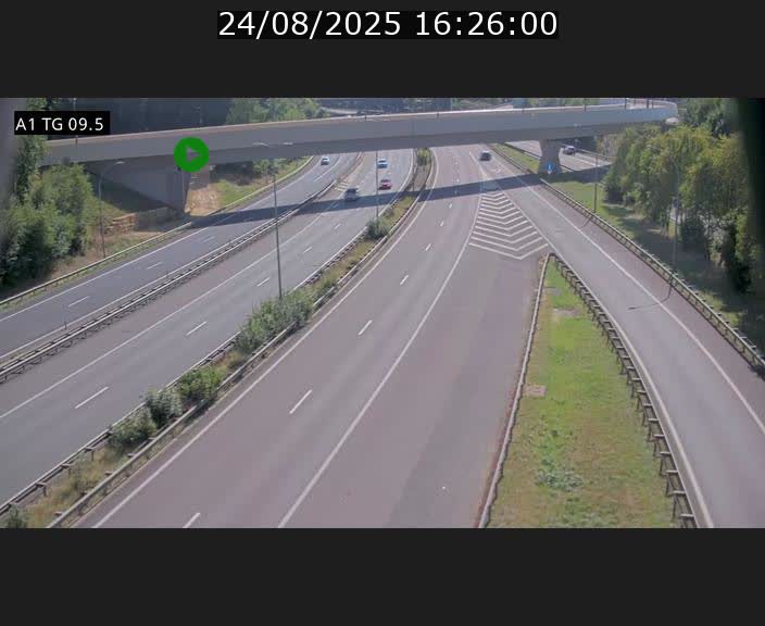 <h2>Traffic live webcam Luxembourg Jonction Grünewald - A1 direction Luxembourg-ville - BK 9.5</h2>