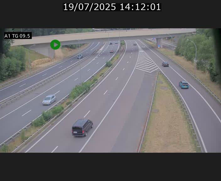 <h2>Traffic live webcam Luxembourg Jonction Grünewald - A1 direction Luxembourg-ville - BK 9.5</h2>