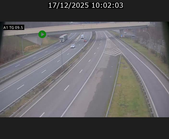 <h2>Traffic live webcam Luxembourg Jonction Grünewald - A1 direction Luxembourg-ville - BK 9.5</h2>