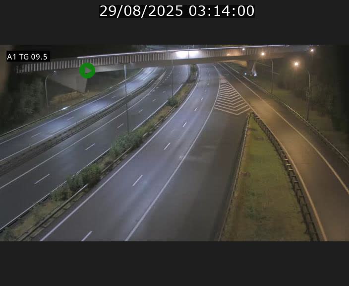 Traffic live webcam Luxembourg Jonction Grünewald - A1 direction Luxembourg-ville - BK 9.5