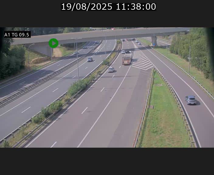 <h2>Traffic live webcam Luxembourg Jonction Grünewald - A1 direction Luxembourg-ville - BK 9.5</h2>