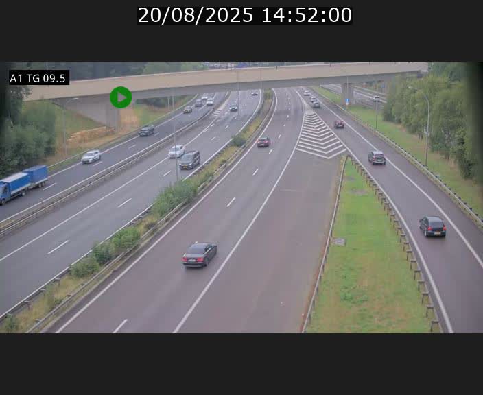 <h2>Traffic live webcam Luxembourg Jonction Grünewald - A1 direction Luxembourg-ville - BK 9.5</h2>