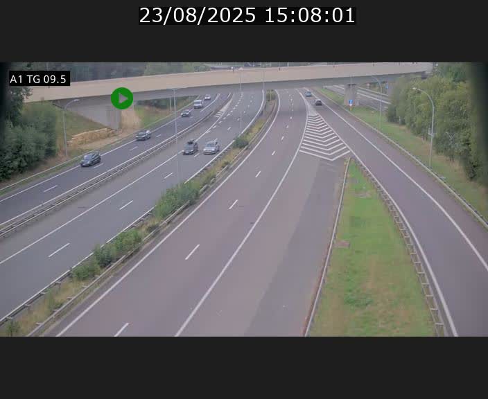 <h2>Traffic live webcam Luxembourg Jonction Grünewald - A1 direction Luxembourg-ville - BK 9.5</h2>