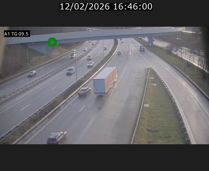 <h2>Traffic live webcam Luxembourg Jonction Grünewald - A1 direction Luxembourg-ville - BK 9.5</h2>