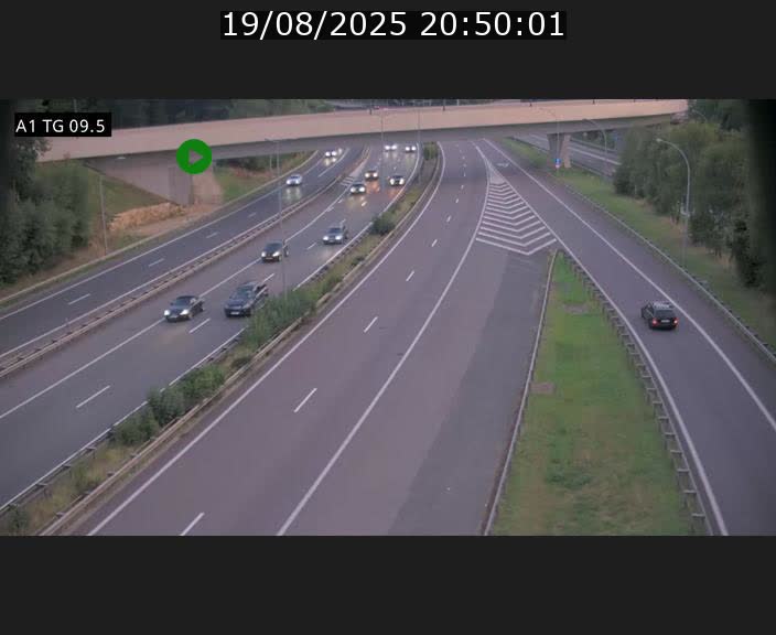 <h2>Traffic live webcam Luxembourg Jonction Grünewald - A1 direction Luxembourg-ville - BK 9.5</h2>