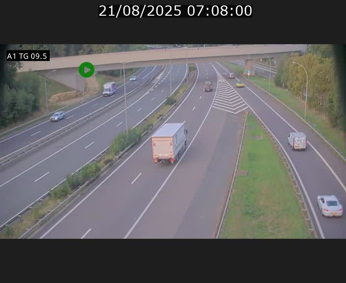 <h2>Traffic live webcam Luxembourg Jonction Grünewald - A1 direction Luxembourg-ville - BK 9.5</h2>