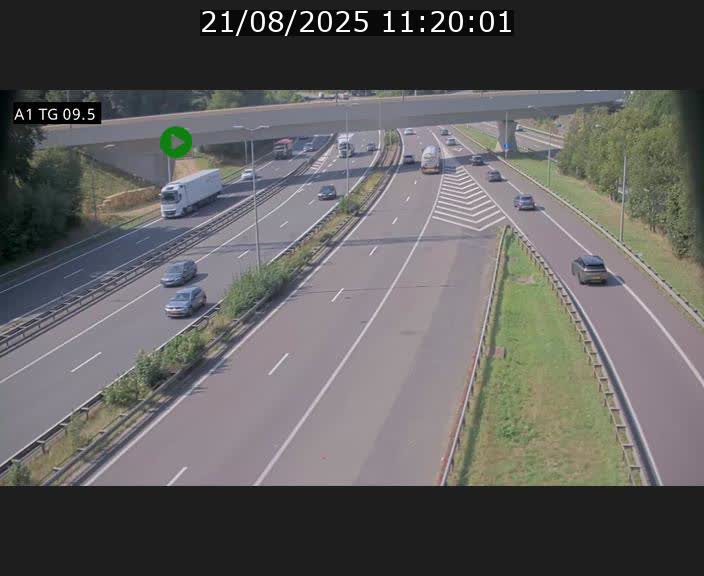 <h2>Traffic live webcam Luxembourg Jonction Grünewald - A1 direction Luxembourg-ville - BK 9.5</h2>