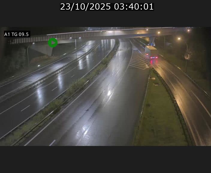 Traffic live webcam Luxembourg Jonction Grünewald - A1 direction Luxembourg-ville - BK 9.5