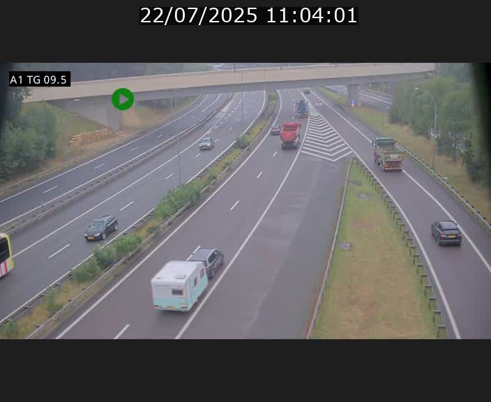 <h2>Traffic live webcam Luxembourg Jonction Grünewald - A1 direction Luxembourg-ville - BK 9.5</h2>