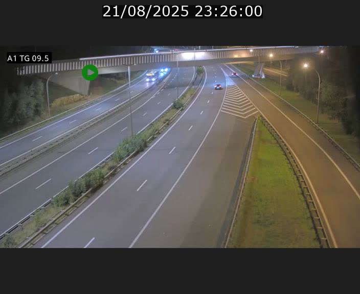 <h2>Traffic live webcam Luxembourg Jonction Grünewald - A1 direction Luxembourg-ville - BK 9.5</h2>