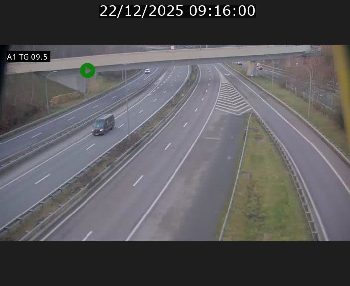 <h2>Traffic live webcam Luxembourg Jonction Grünewald - A1 direction Luxembourg-ville - BK 9.5</h2>